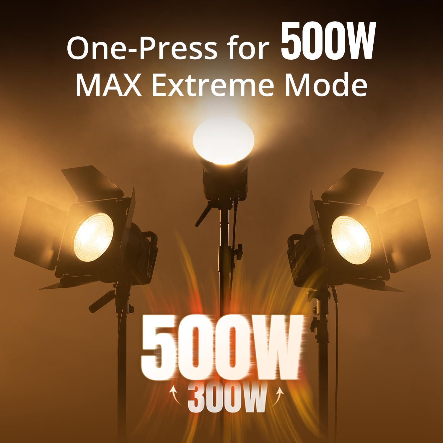 Thumbnail 2 de ZHIYUN MOLUS G300 300W Bi-Color LED Light with Bowens Mount and App Control