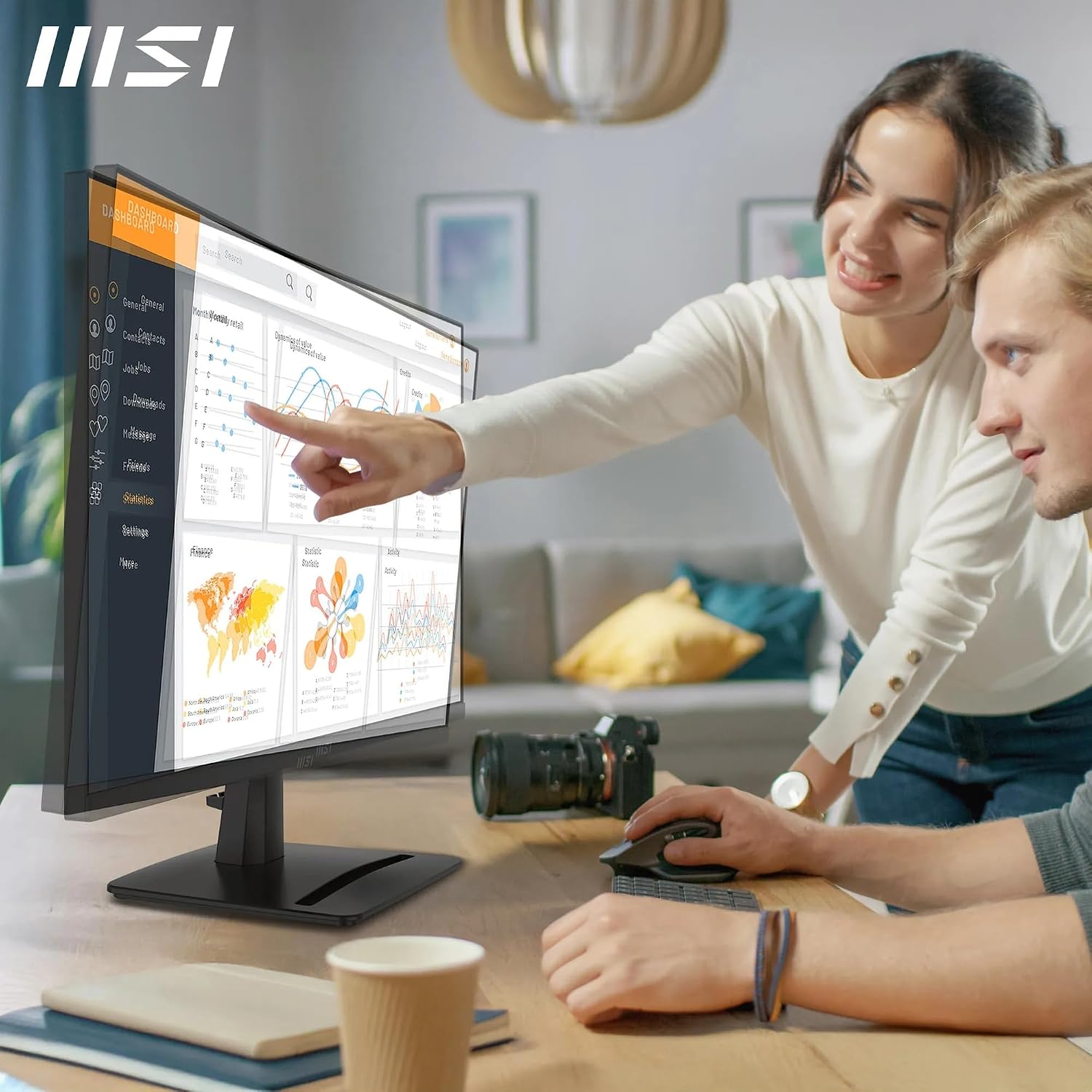 Thumbnail 3 de MSI PRO MP275QA E14: Monitor 27" WQHD IPS 144 Hz, reattività e comfort visivo