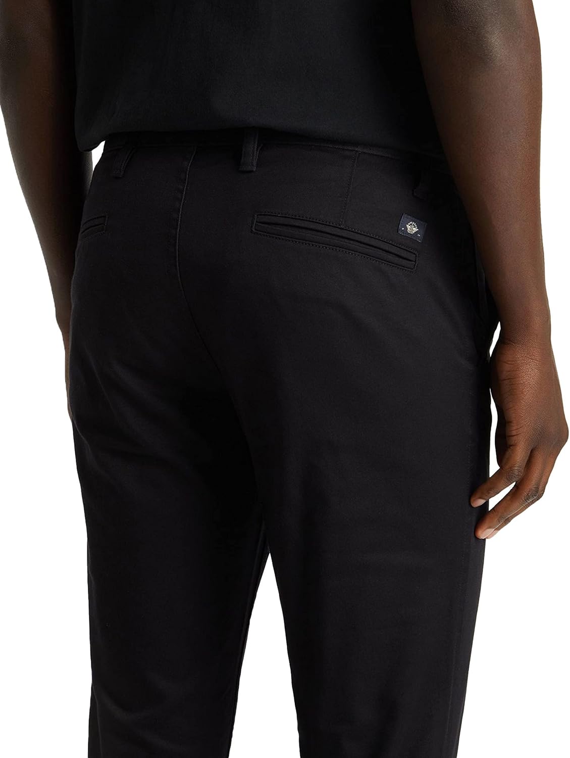 Detalle de Dockers Men's Alpha Original Skinny Trousers in Stretch Twill