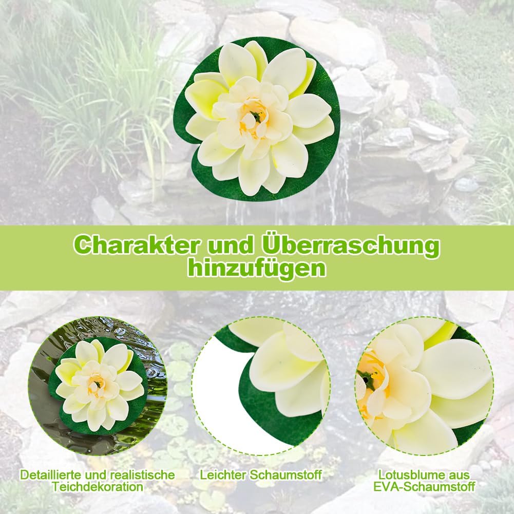 Detalle 2 de Fosoloni Miniteich Deko Set mit 8 Teilen