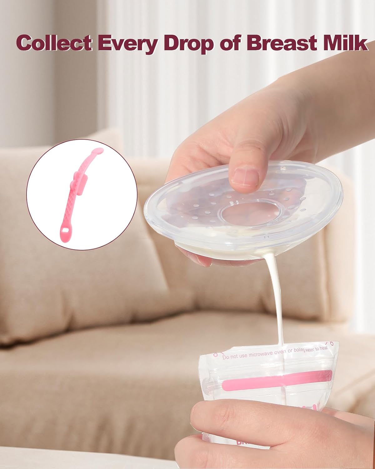 Thumbnail 4 de Oiomniv Milk Collector 2Pcs Shells