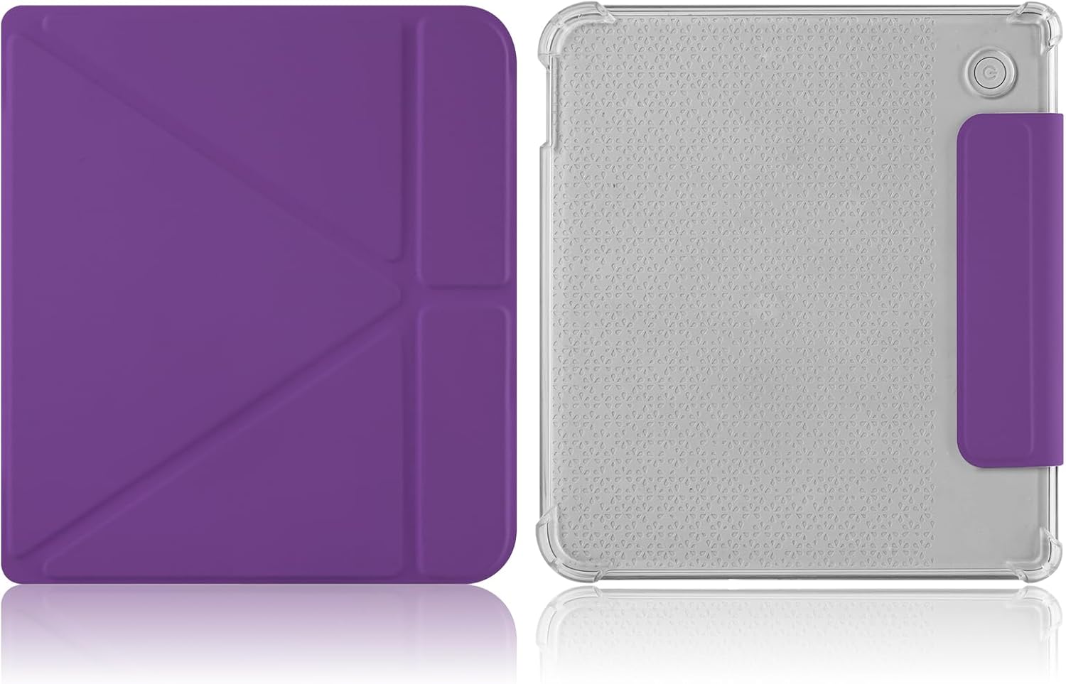 Thumbnail 6 de HGWALP Hülle kompatibel mit Tolino Vision Color (2024)/Vision 6 (2021) & Kobo Libra Colour (2024)/Libra 2 (2021) 7 Zoll – Clear Soft TPU mit Auto Sleep/Wake und Ständer