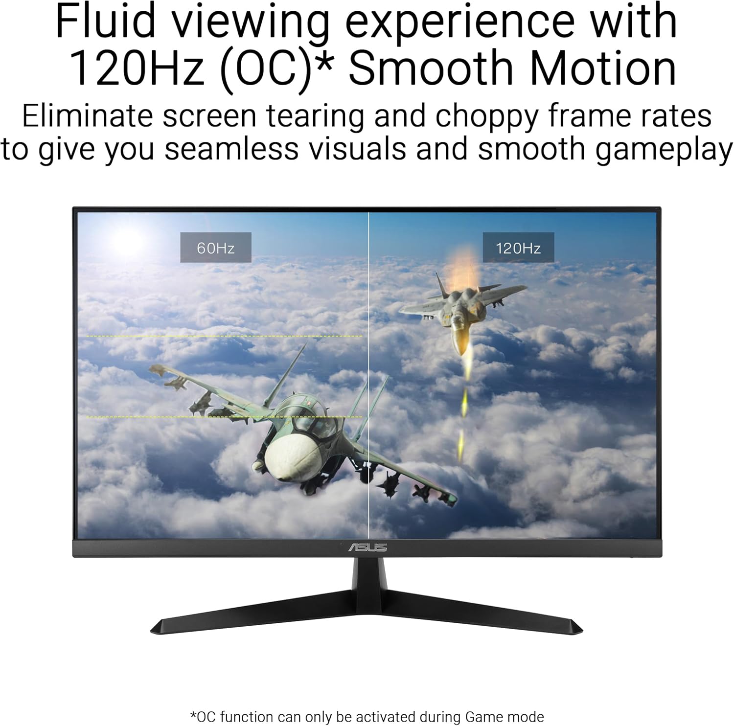 Thumbnail 2 de ASUS Moniteur VY279HGR Eye Care – 27 pouces FHD IPS, 120 Hz (OC), Ultra-confort visuel
