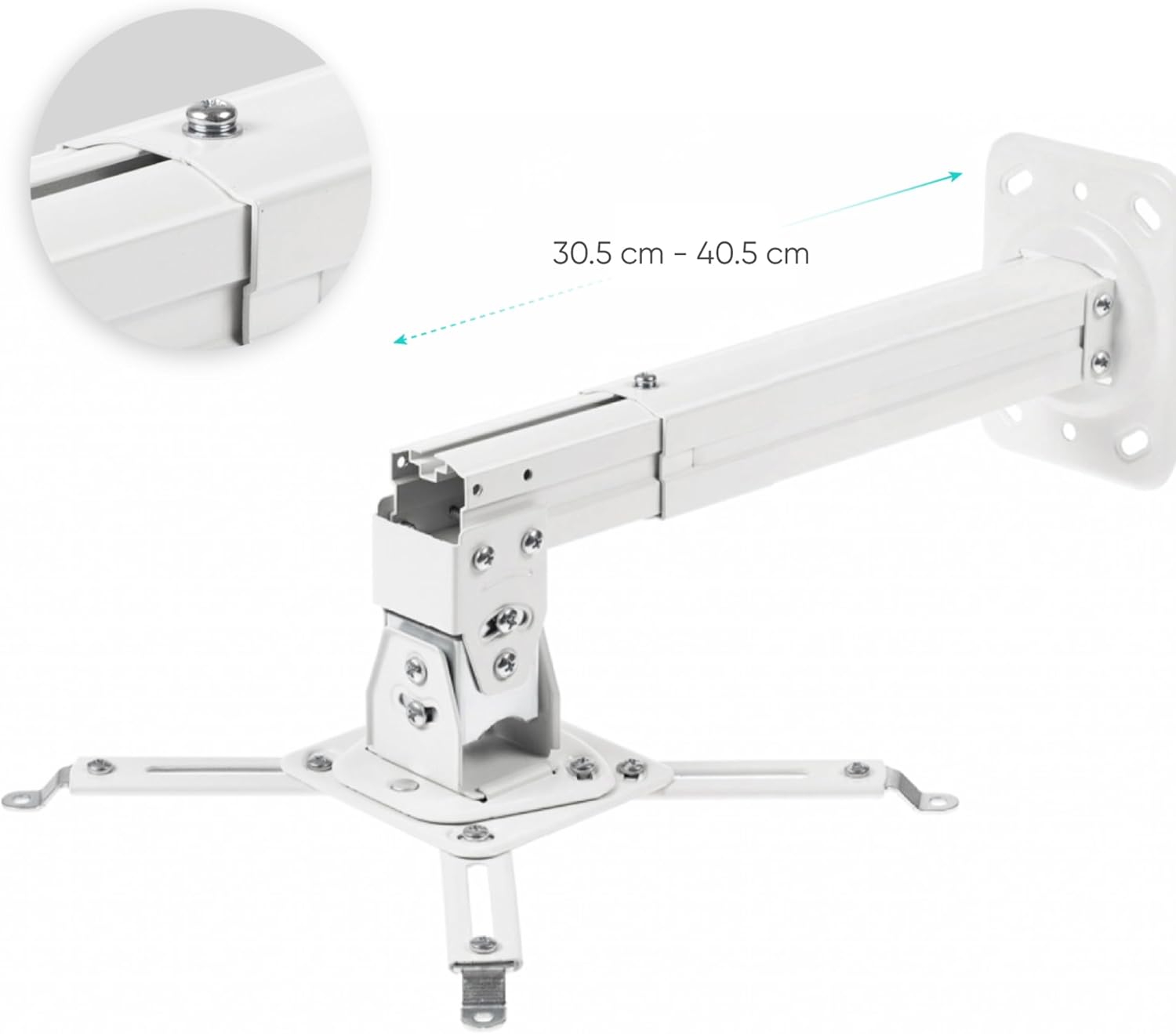 Thumbnail 6 de ONKRON K5A-W Universal Projector Ceiling Mount (Extendable, 10 kg)
