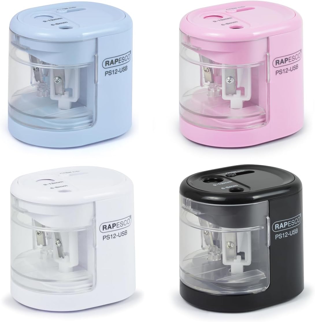 Thumbnail 6 de Rapesco 1449 PS12-USB Electric Pencil Sharpener 2‑hole