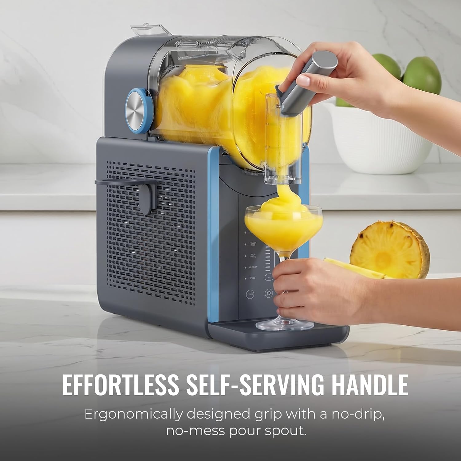 Detalle de AEKDA CT-A201US Home Slushie Machine, 66 oz, 5 Programs, No Ice Needed