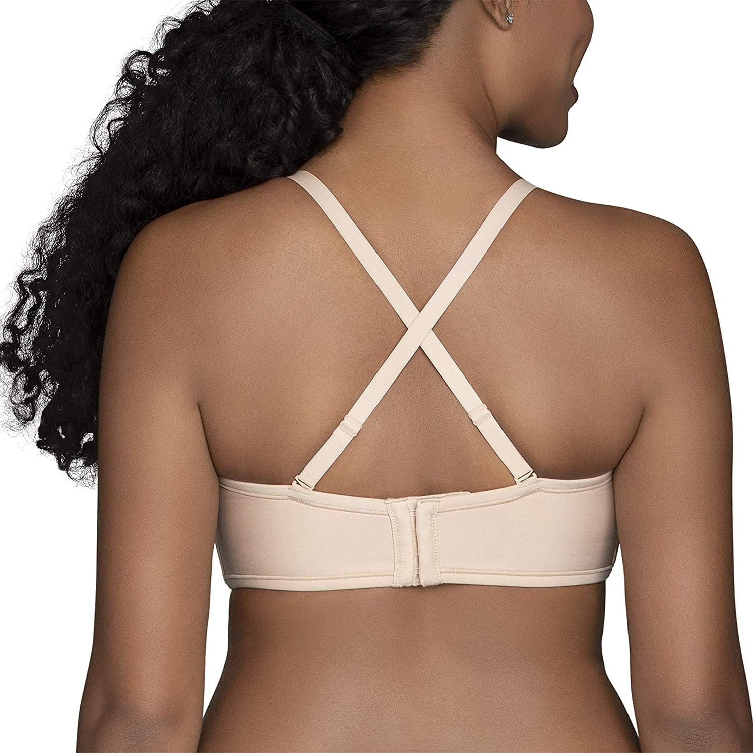 Detalle de Vanity Fair Women’s Beauty Back Smoothing Strapless Bra (Style 74380) with 4-Way Stretch & Removable Straps