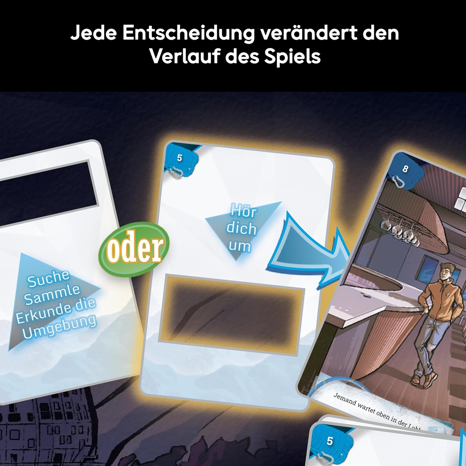 Thumbnail 3 de Ravensburger 24849 Back Tales – Verschollen unter dem Eis: Kooperatives Mystery-Abenteuer für 1–6 Spieler ab 10 Jahren