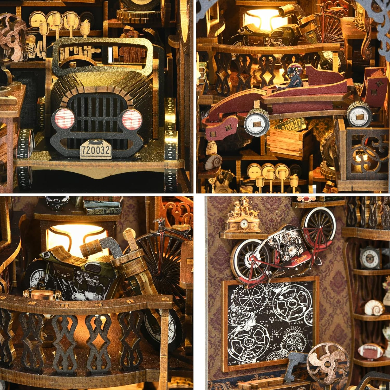 Thumbnail 4 de ETKVR Book Nook Kit Auto-Stil 3D