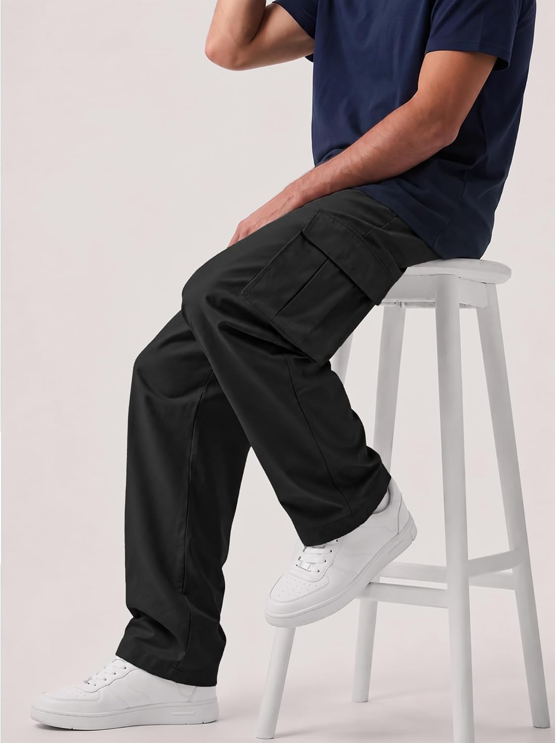 Thumbnail 6 de Comdecevis Men's Cargo Pants, Relaxed Fit