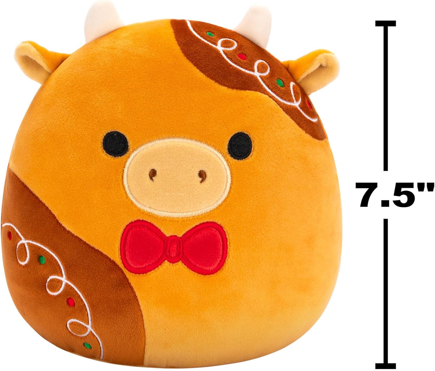 Thumbnail 5 de Squishmallows Original 7.5-inch Jericho the Gingerbread Cow plush
