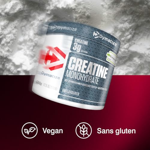 Thumbnail 3 de Dymatize Creatine Monohydrate Unflavoured Powder 500g - 100% Creapure Creatine