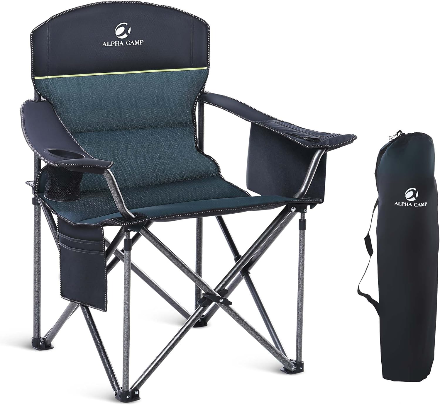 Detalle de ALPHA CAMP Camping Chair 200 kg