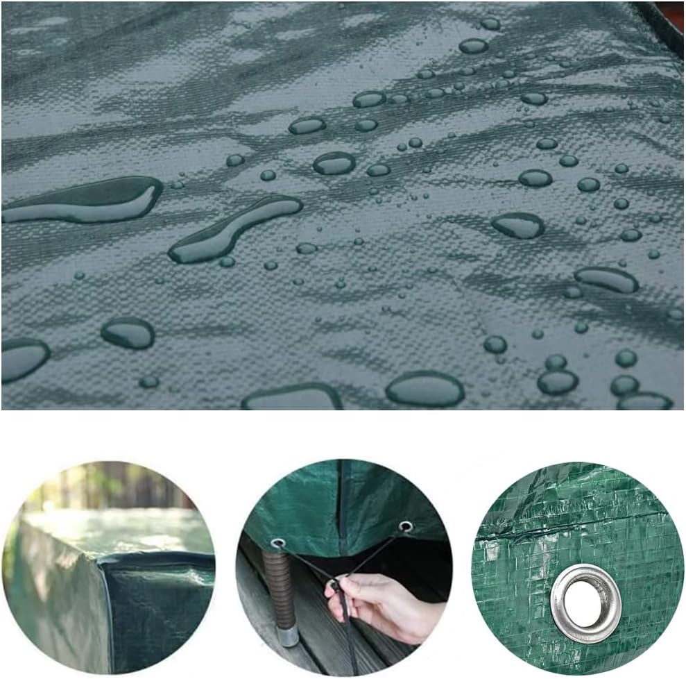 Detalle 2 de PATIO PLUS rectangular patio furniture cover (180x120x70cm) – waterproof, windproof and anti-UV