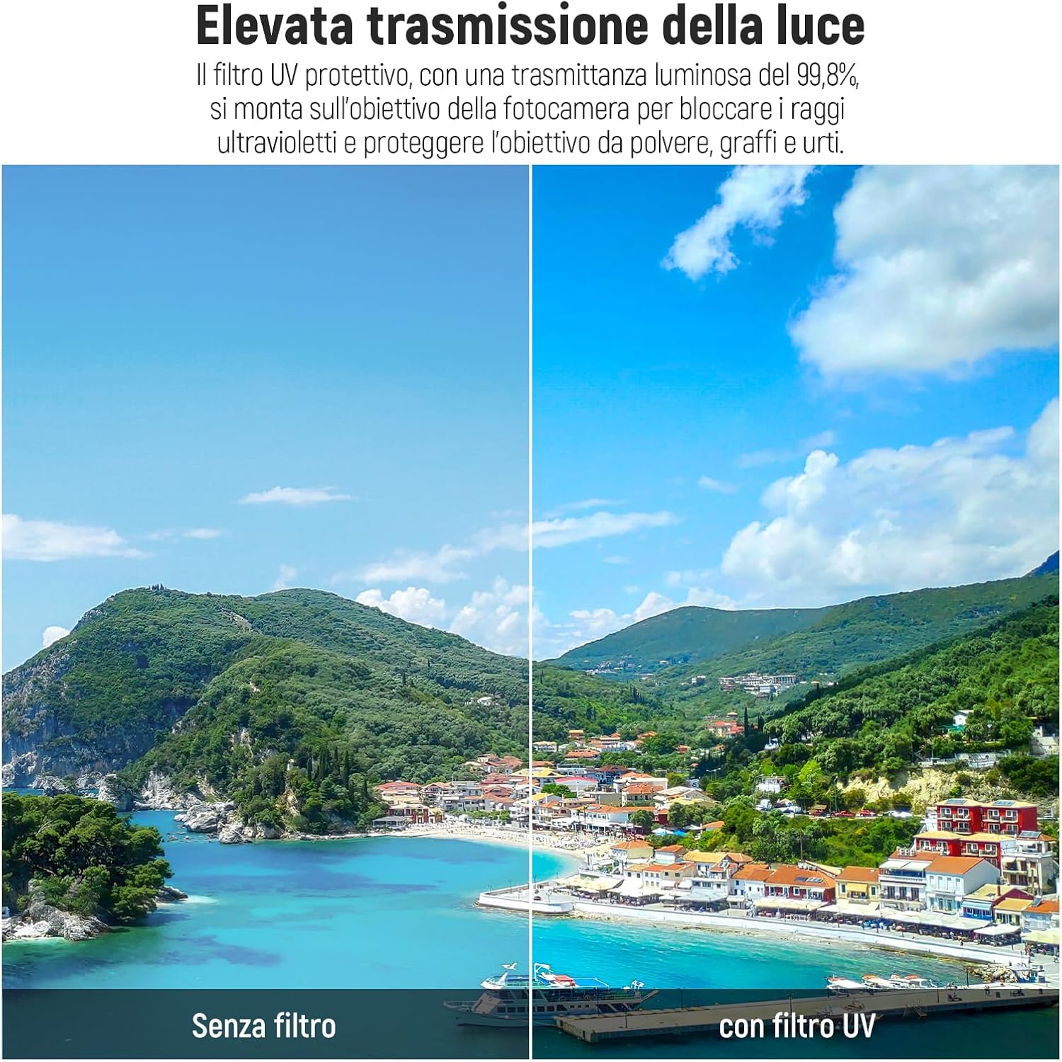 Thumbnail 4 de NEEWER Filtro di protezione UV per fotocamere Fujifilm serie X100 (telaio argento)