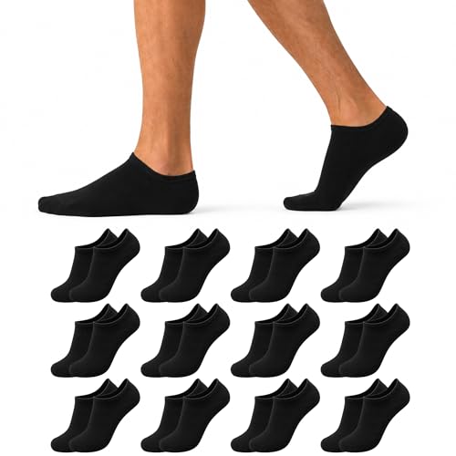 Detalle de PS PROUTHS 12 Pares: Calcetines tobilleros 90% algodón para hombre y mujer