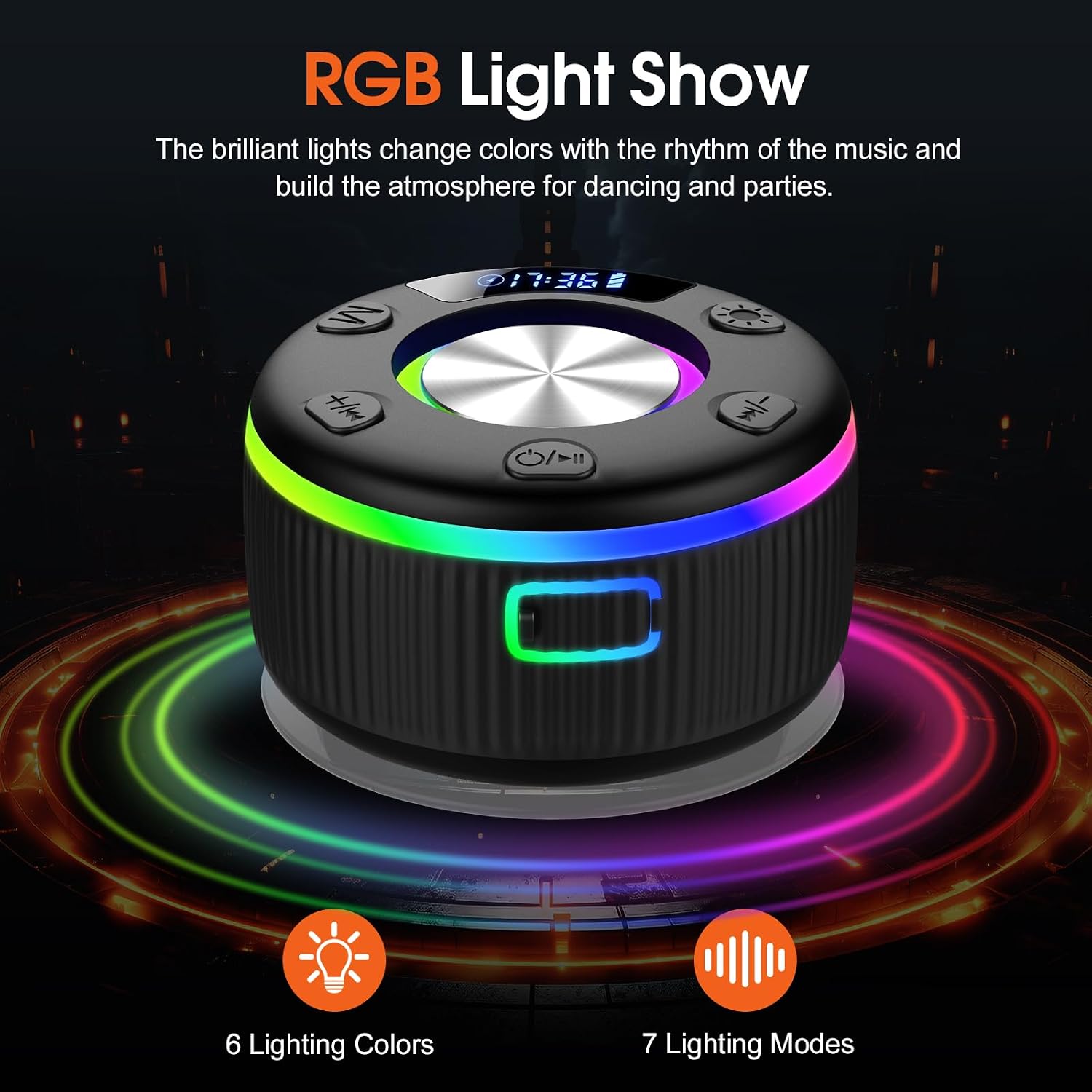 Thumbnail 1 de PRSCFUM Bluetooth Shower Speaker 2025 — Portable speaker