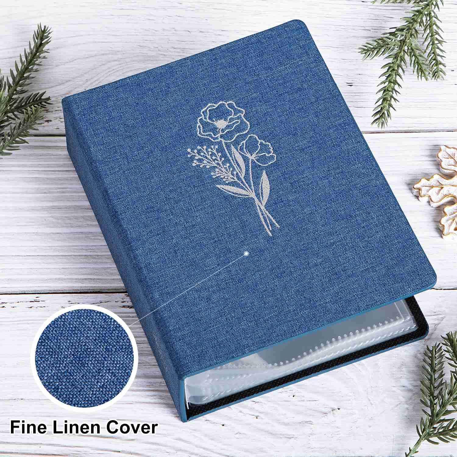 Thumbnail 2 de Lanpn Small Photo Album 6x4 (2 Packs) – 50 Photos Each Pack, Linen Top Loading Portrait Albums