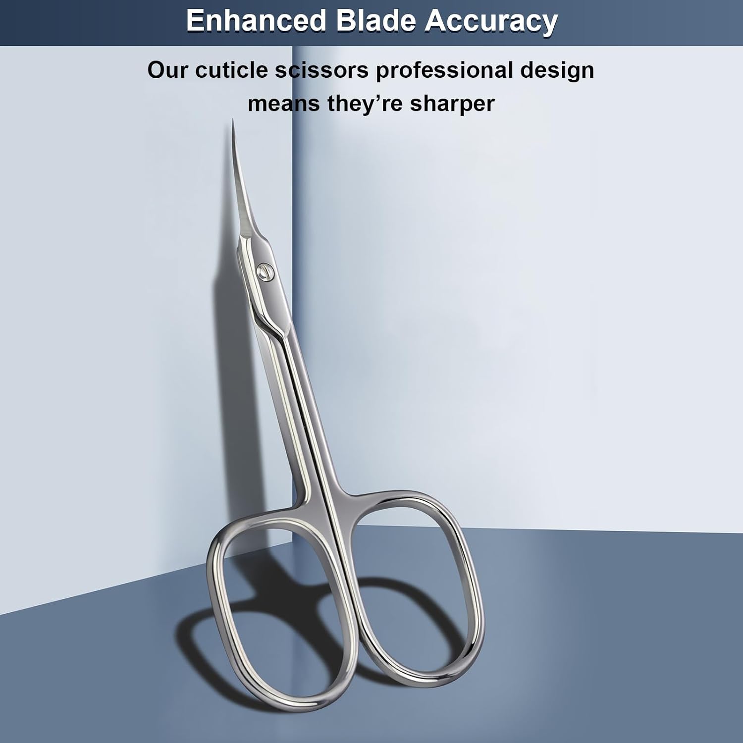 Detalle 2 de CGBE Cuticle Scissors Extra Fine Curved Blade