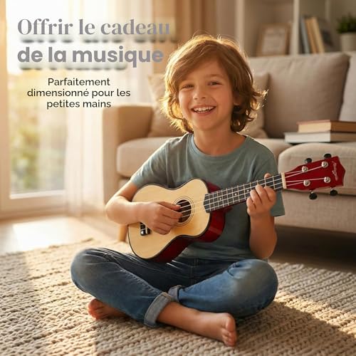 Detalle de Martin Smith Ukulélé Soprano 21 Pouces – Set Débutant Naturel