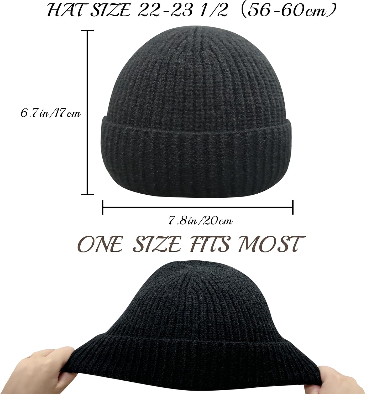 Detalle 2 de PFFY Fisherman Beanie with Roll-Up Cuff