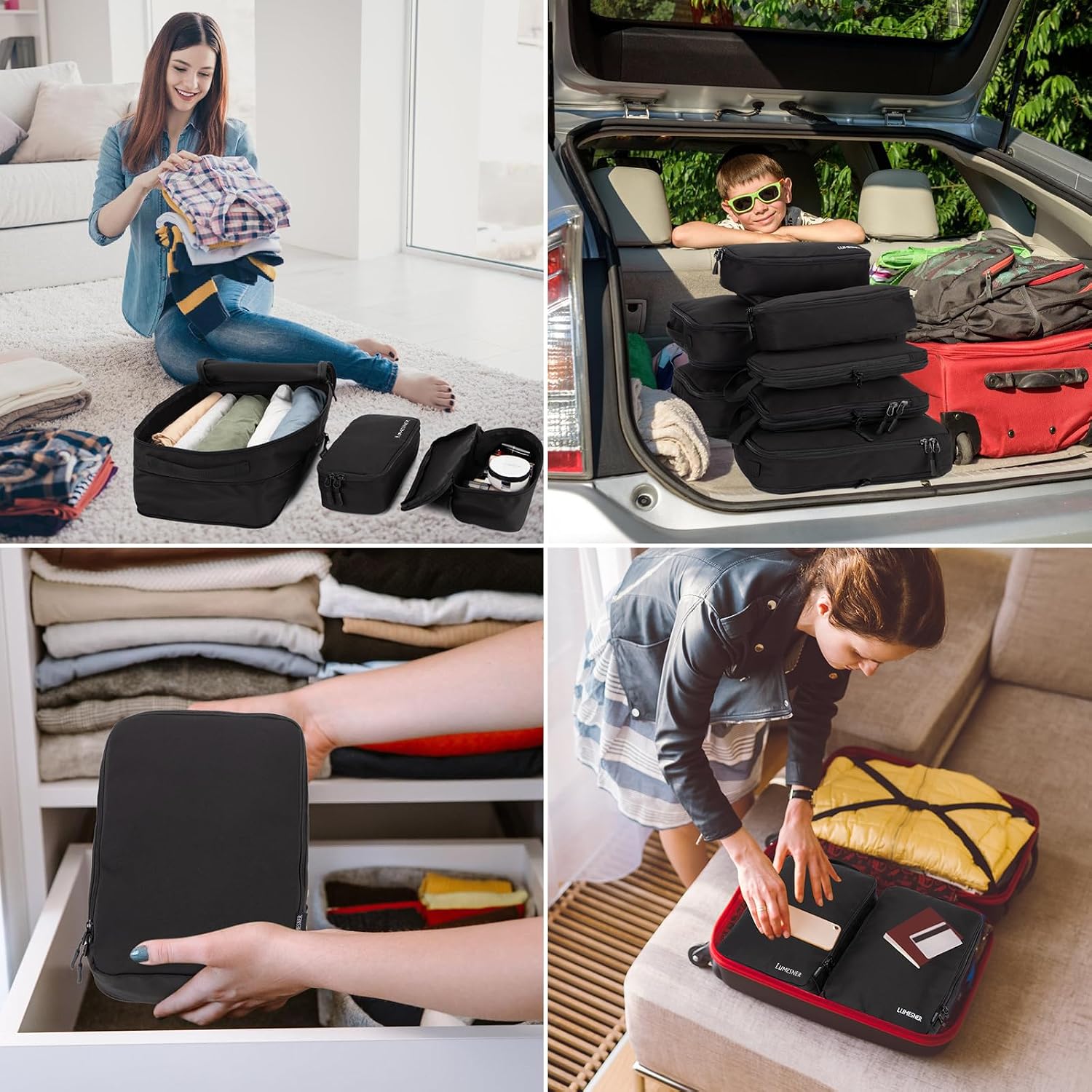 Thumbnail 6 de Lumesner Compression Packing Cubes 8-piece