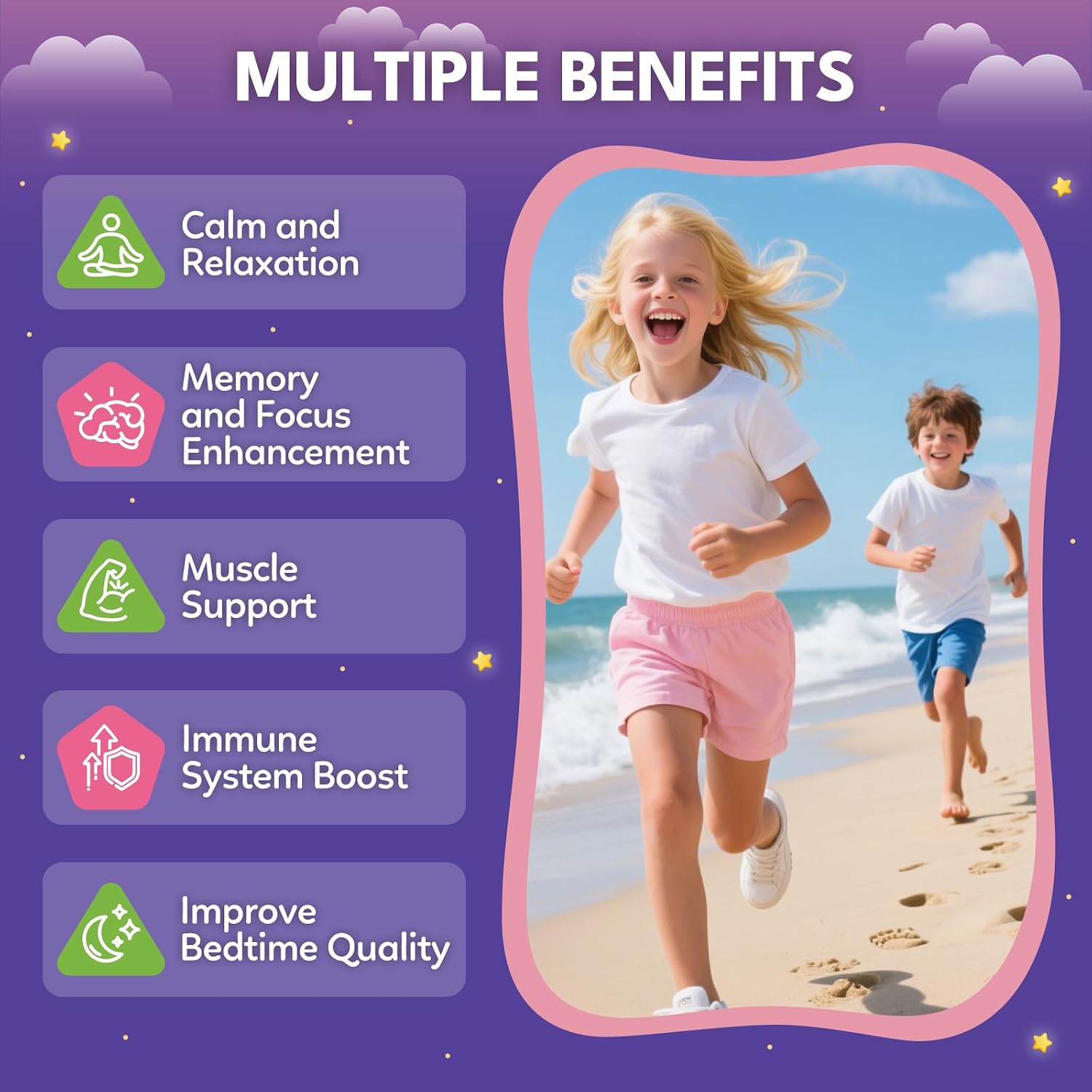 Detalle de Magnesium Supplement Gummies Raspberry Flavor