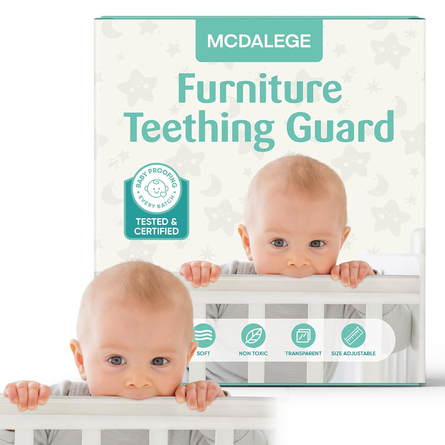 MCDALEGE Baby Furniture Edge Protector with Pre-Applied Adhesive Strips