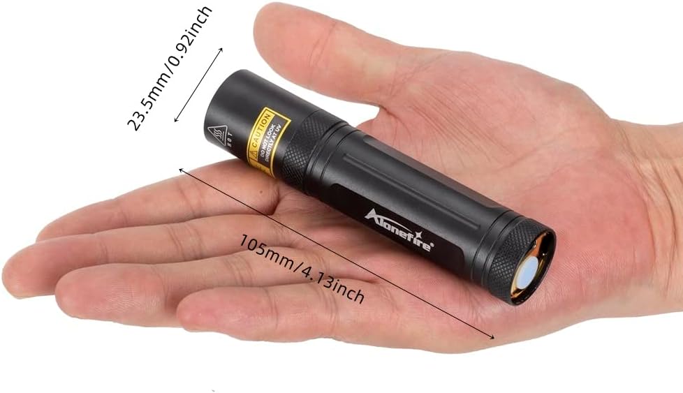 Thumbnail 5 de Alonefire SV77 395nm UV Torch – 10W USB-C Rechargeable Black Light
