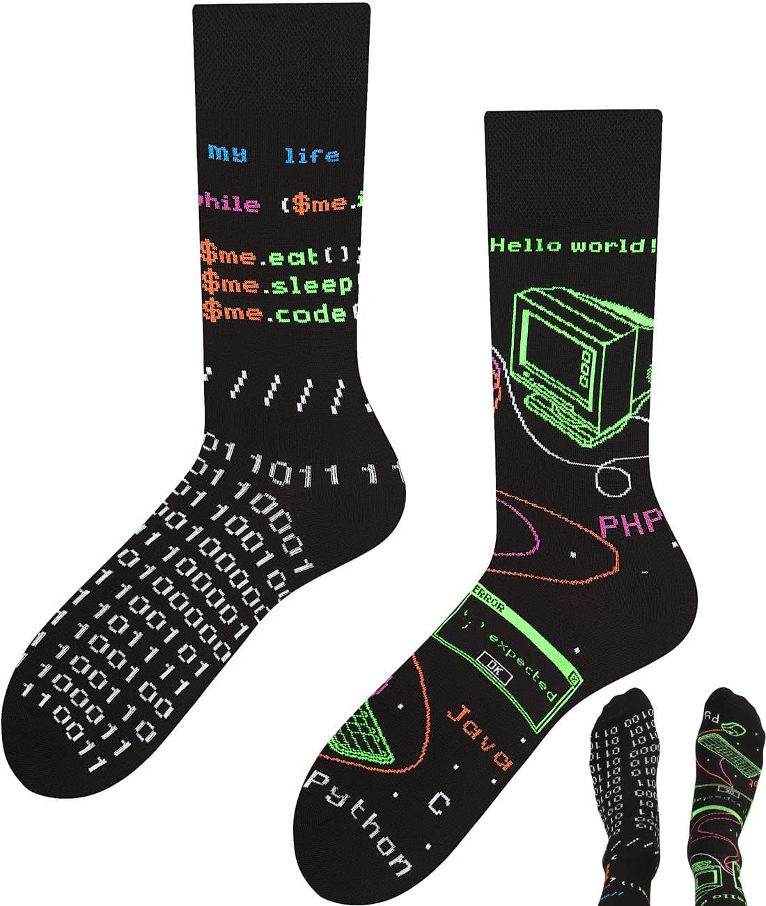 Thumbnail 5 de TODO Colours Lustige Socken mit Motiv – Mehrfarbige, Bunte Verrückte für die Lebensfreude