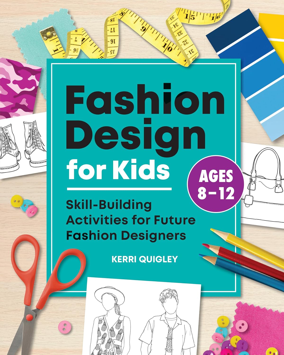 Detalle de Fashion Design for Kids: Skill-Building Activities for Future Fashion Designers Paperback