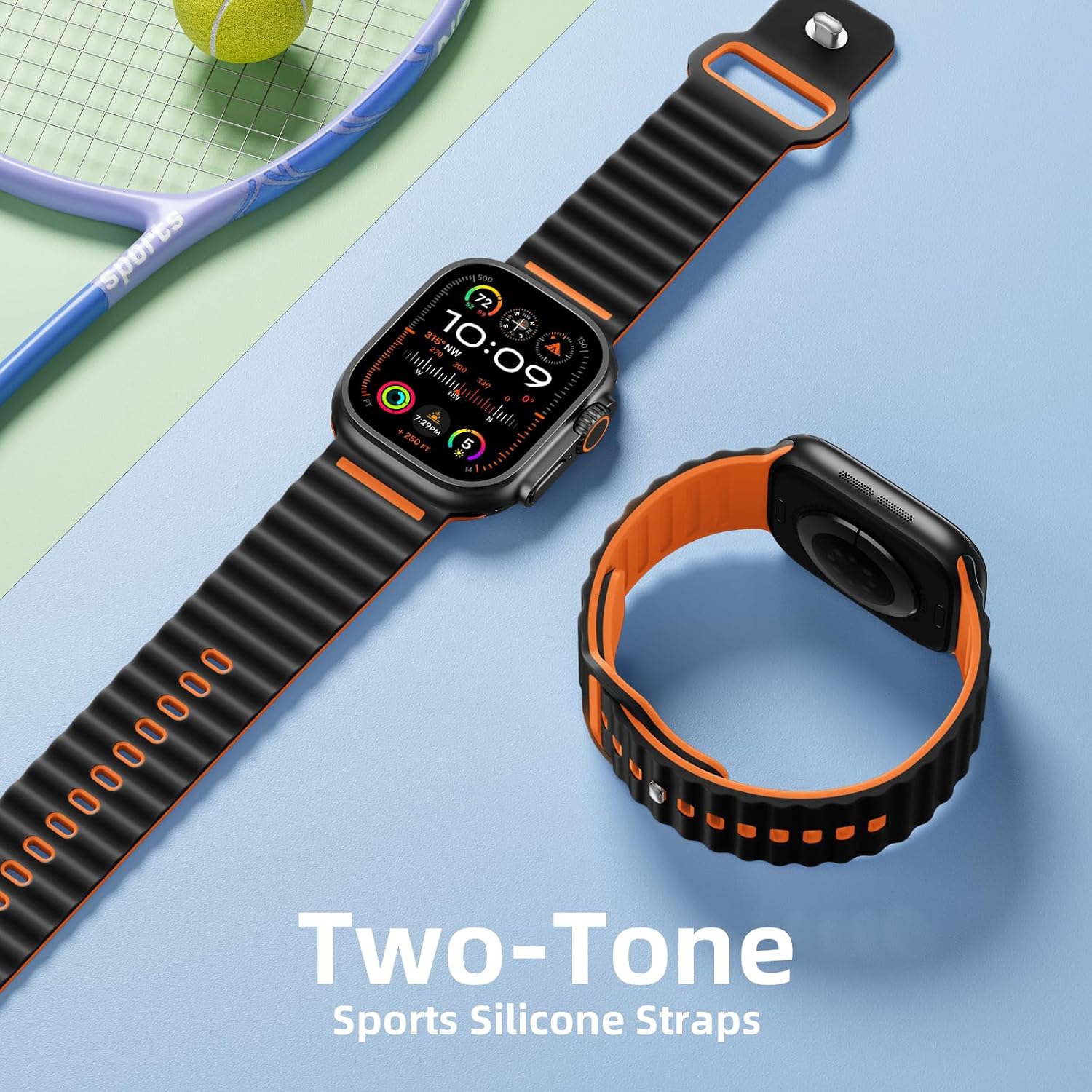 Detalle 2 de Mastten Sports Strap for Apple Watch Ultra 2 49–42mm