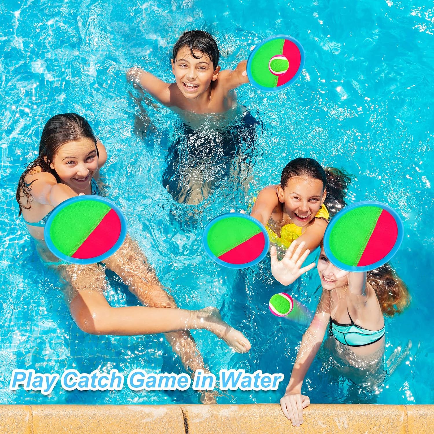 Detalle 2 de Ayeboovi Toss and Catch Ball Game Outdoor Toys for Kids