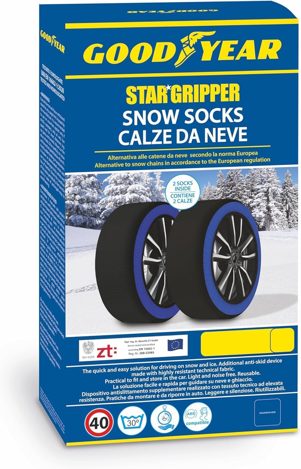 Thumbnail 1 de Chaussettes de neige GoodYear Star Gripper XL – traction sûre pour voiture