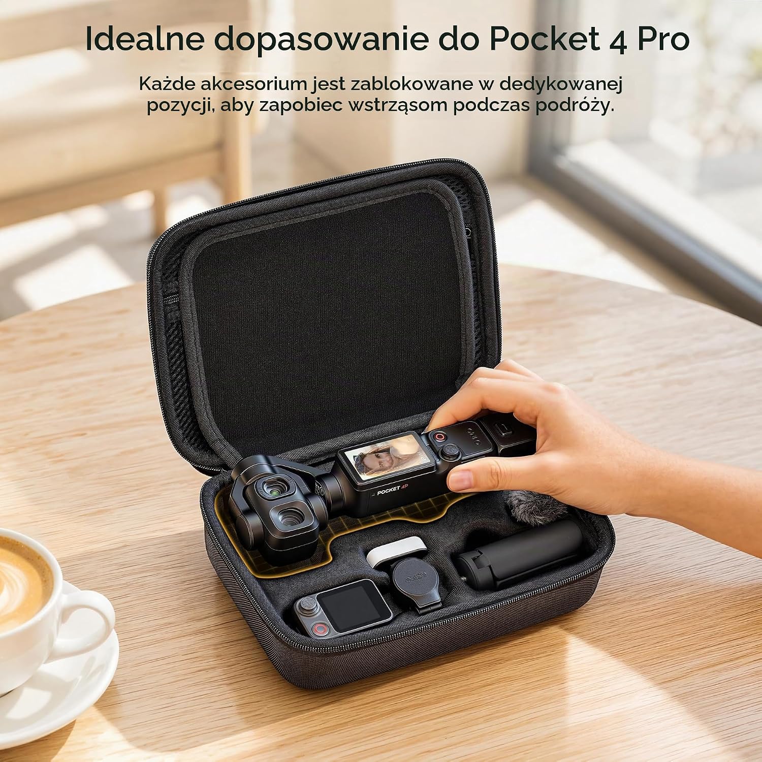 Detalle de STARTRC PHOTO DE12150143 – torba do DJI Osmo Pocket 4P Creator Combo