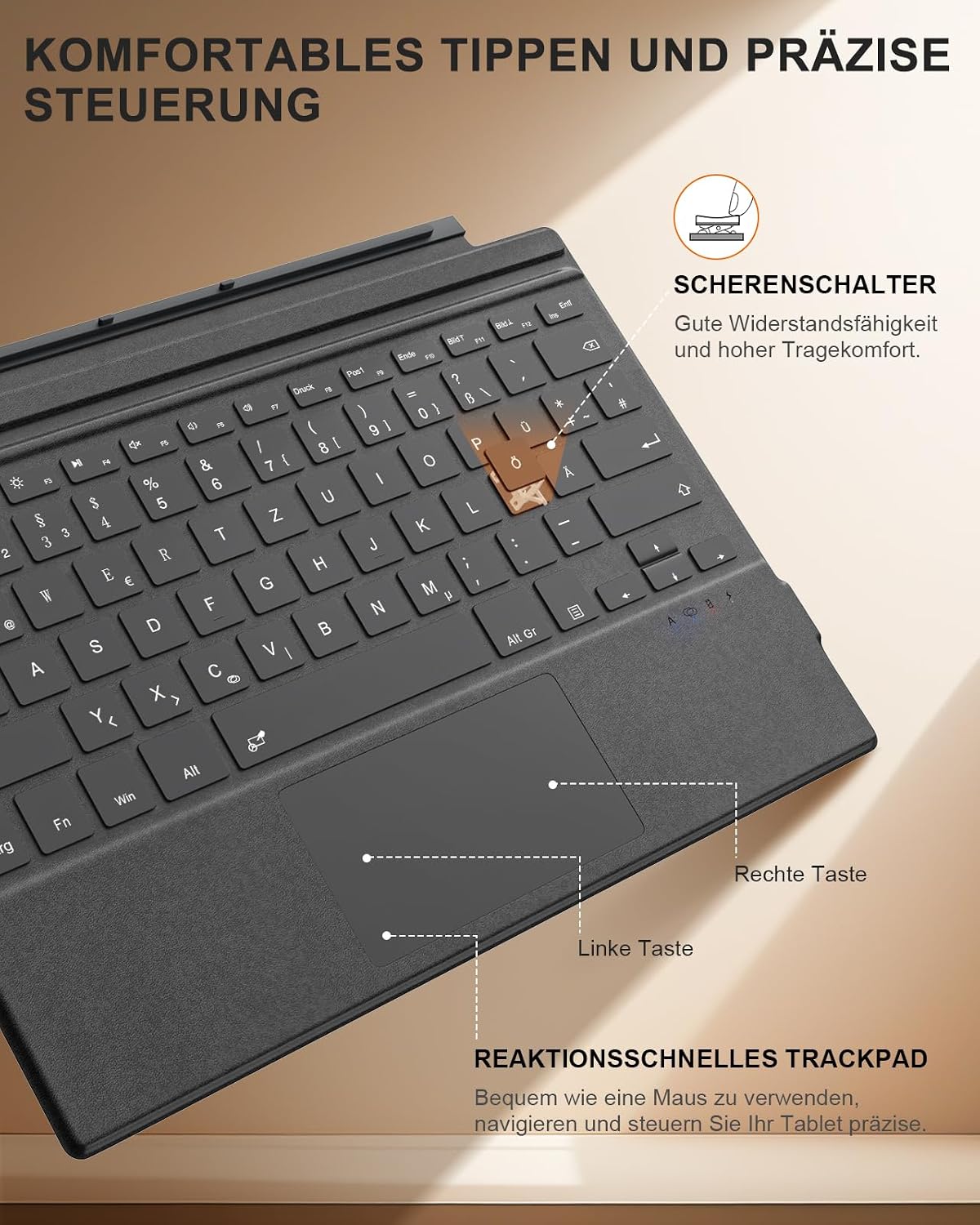 Thumbnail 3 de MoKo Tastatur Surface Pro