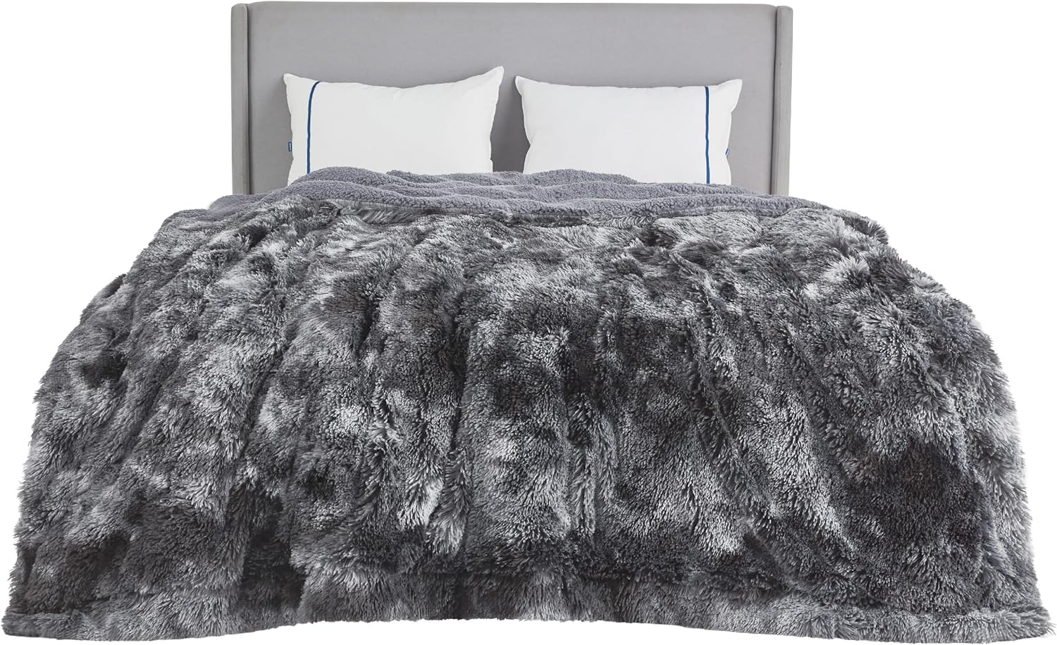 Thumbnail 6 de Bedsure King Faux Fur Blanket, 108"x90", Reversible Plush and Sherpa