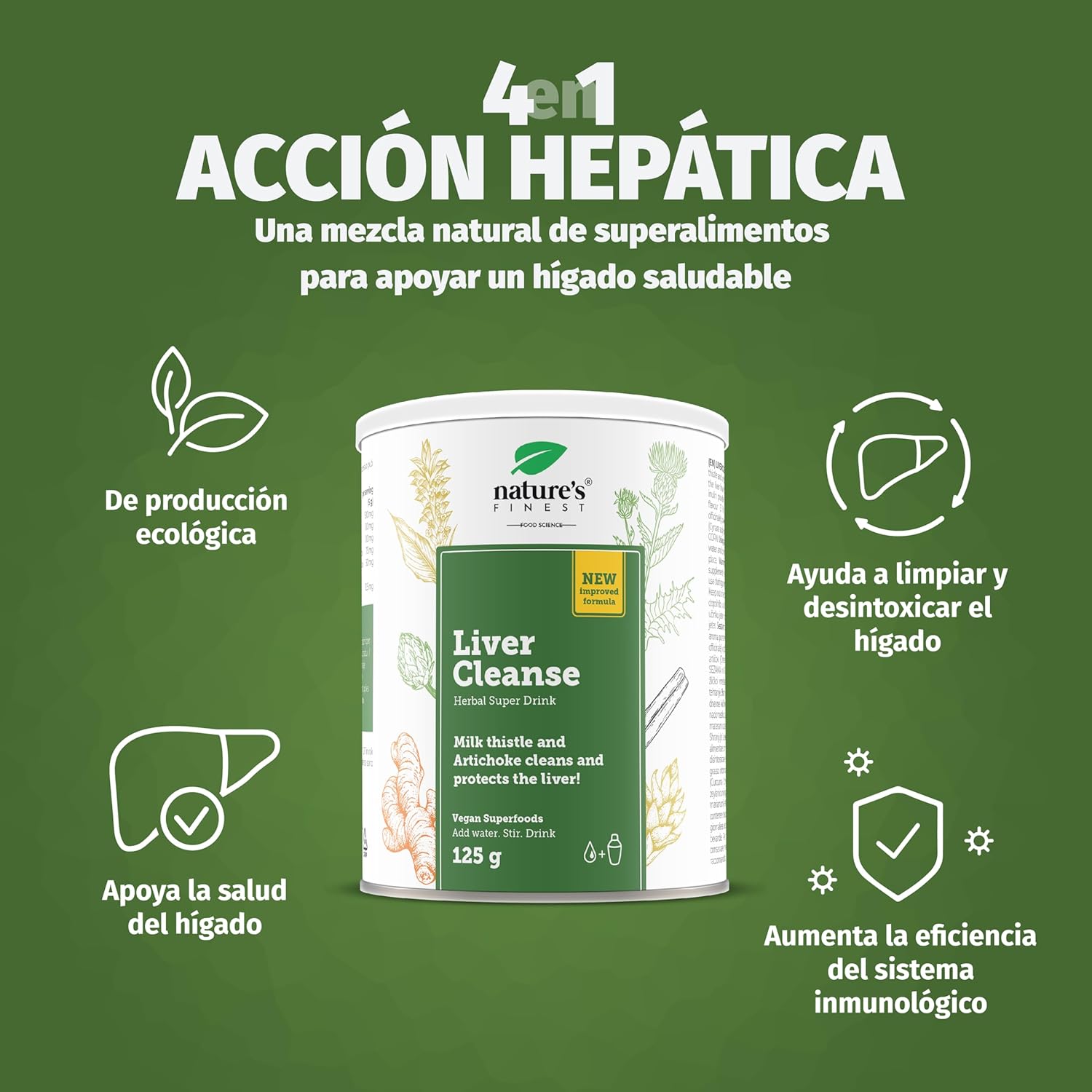 Thumbnail 8 de Nature's Finest by Nutrisslim Bio Liver Cleanse 125g 🌿