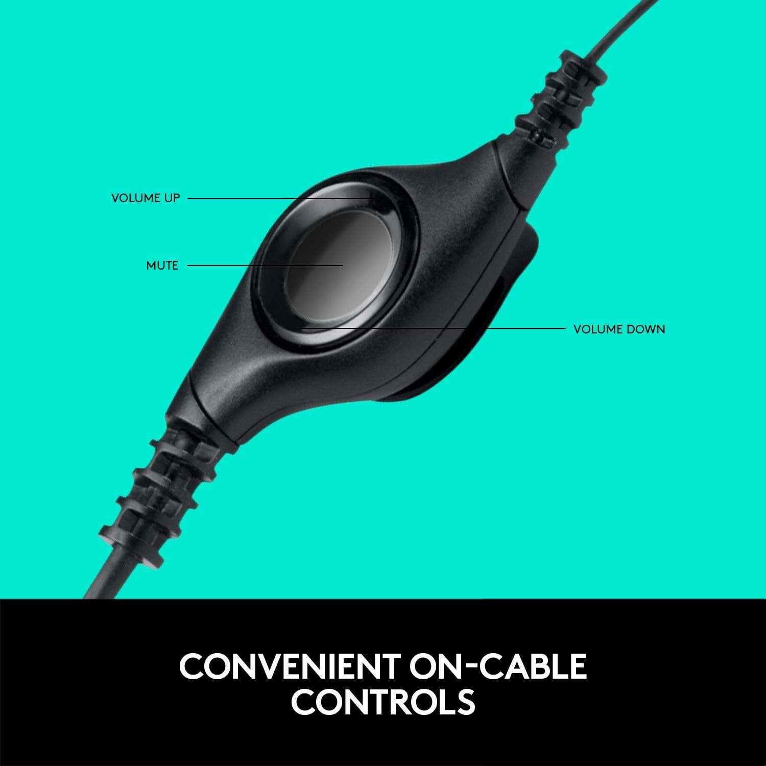 Thumbnail 6 de Logitech C920 USB HD Pro Webcam with Auto-Focus, Microphone & Logitech H390 USB Headset bundle