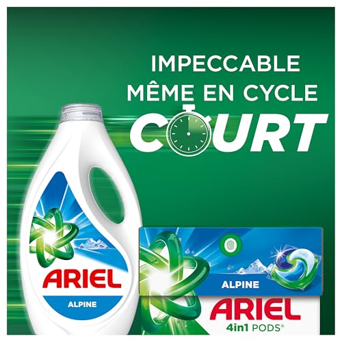 Thumbnail 3 de Ariel PODS 4en1 Alpine — Capsules lessive 22 lavages, efficacité à froid et en cycle court