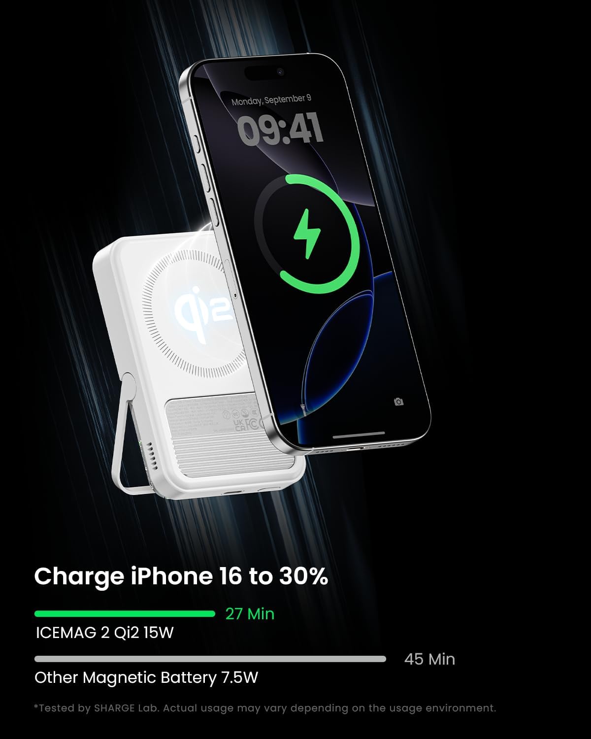Thumbnail 2 de sharge ICEMAG 2 Powerbank 10000mAh MagSafe