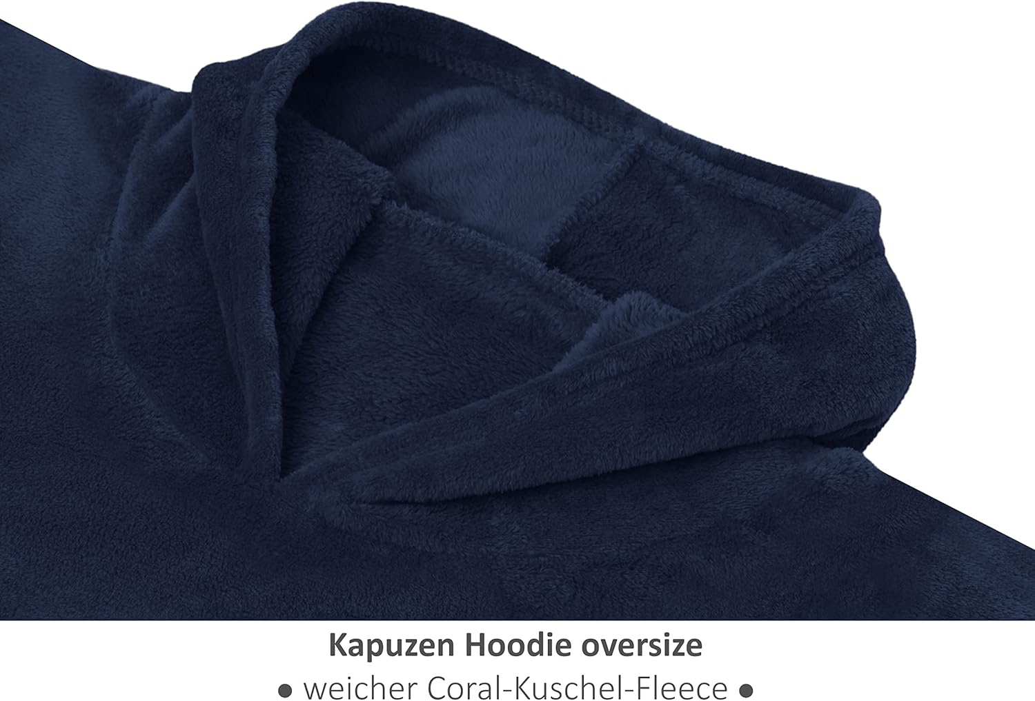 Detalle de Emily’s Check Hoodie Oversize en Polaire Douillette avec Capuche et Poche Ventral 1584.2299