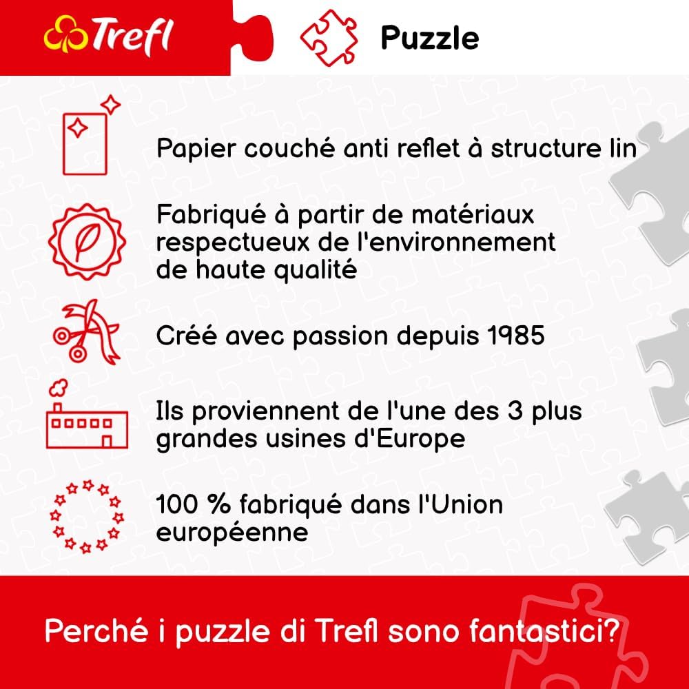 Thumbnail 5 de Trefl Soirée de Chats – Puzzle 2000 Pièces (Chats parmi des livres)