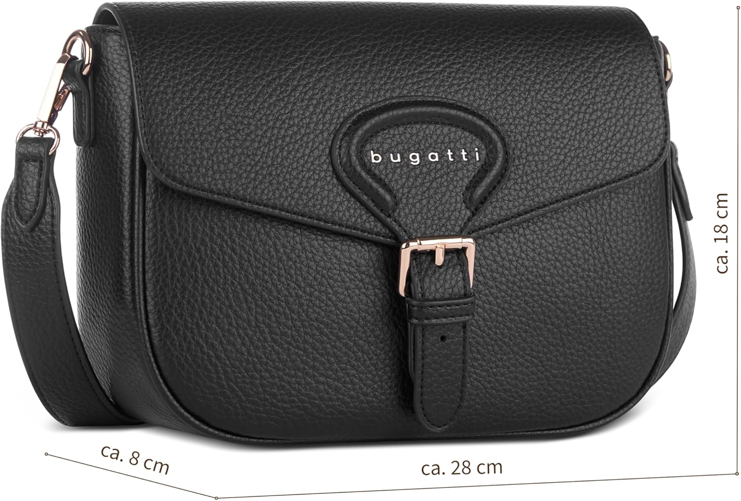 Thumbnail 1 de Bugatti Elina Schultertasche aus Kunstleder – Größe M, Damen-Handtasche