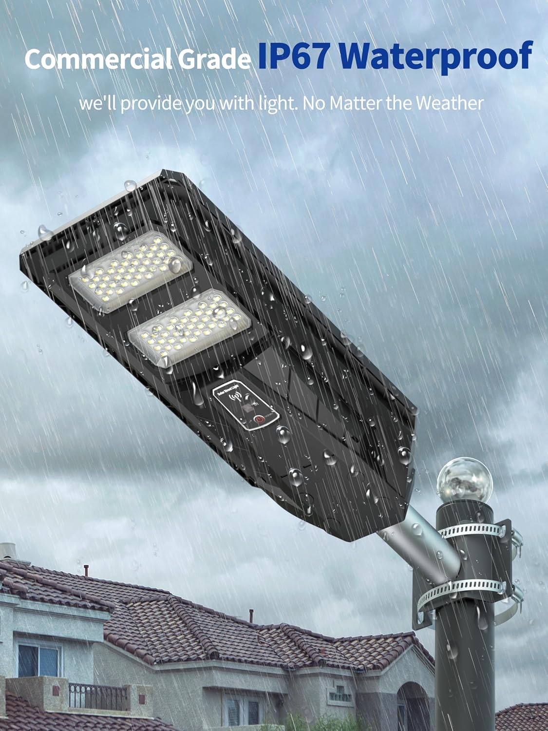 Detalle de Ofuray Lampione Solare LED Esterno 4 pezzi: illuminazione a energia solare per giardino, cortile e garage