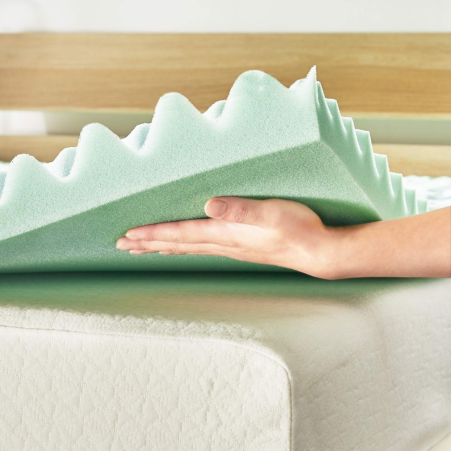 Detalle 2 de Mellow 1.5 Inch 5-Zone Memory Foam Mattress Topper