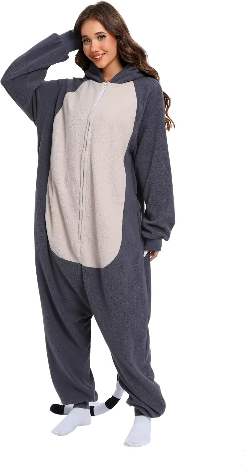 Detalle 2 de shelovely JTFO-LTYZIP-91-L uniseks eendelige pyjama voor volwassenen