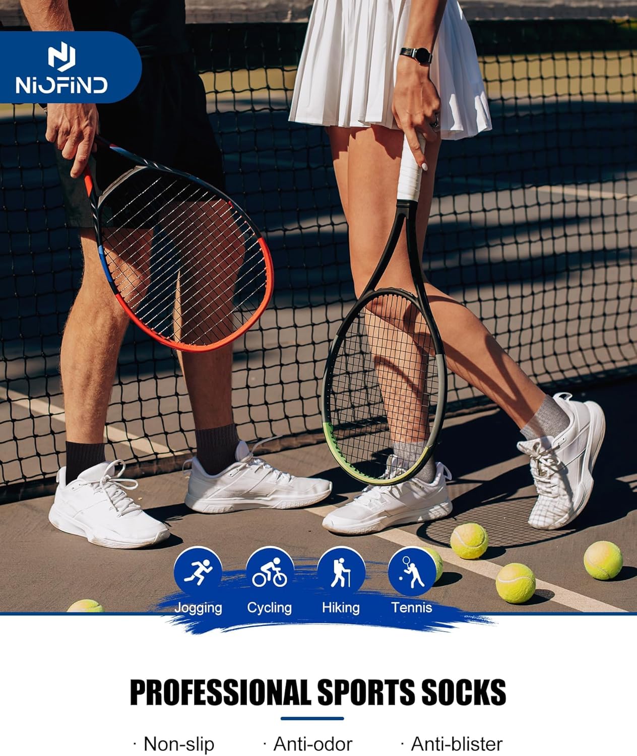 Thumbnail 5 de Niofind sport ankle socks 3 to 6 pairs