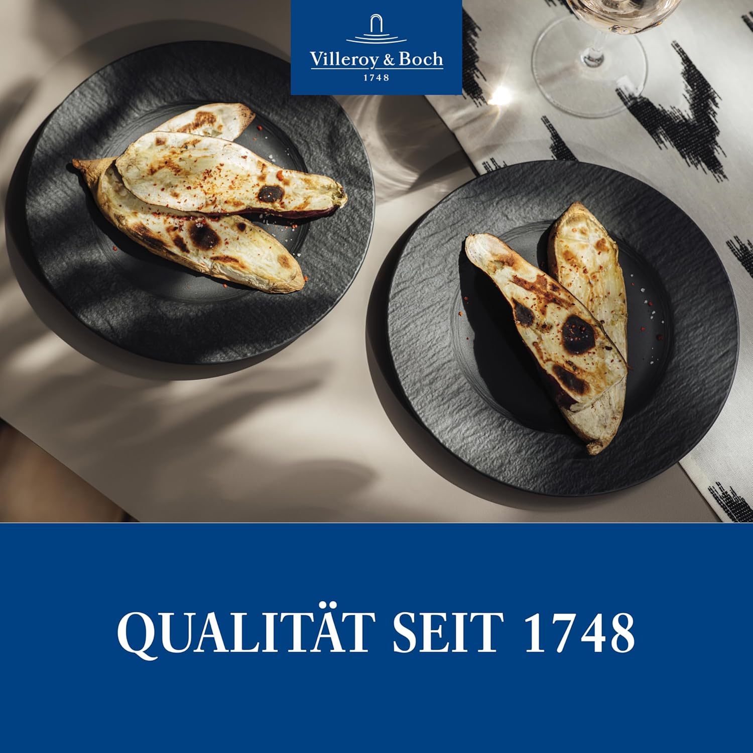 Thumbnail 5 de Villeroy & Boch Manufacture Rock Speiseteller 27 cm 🍽