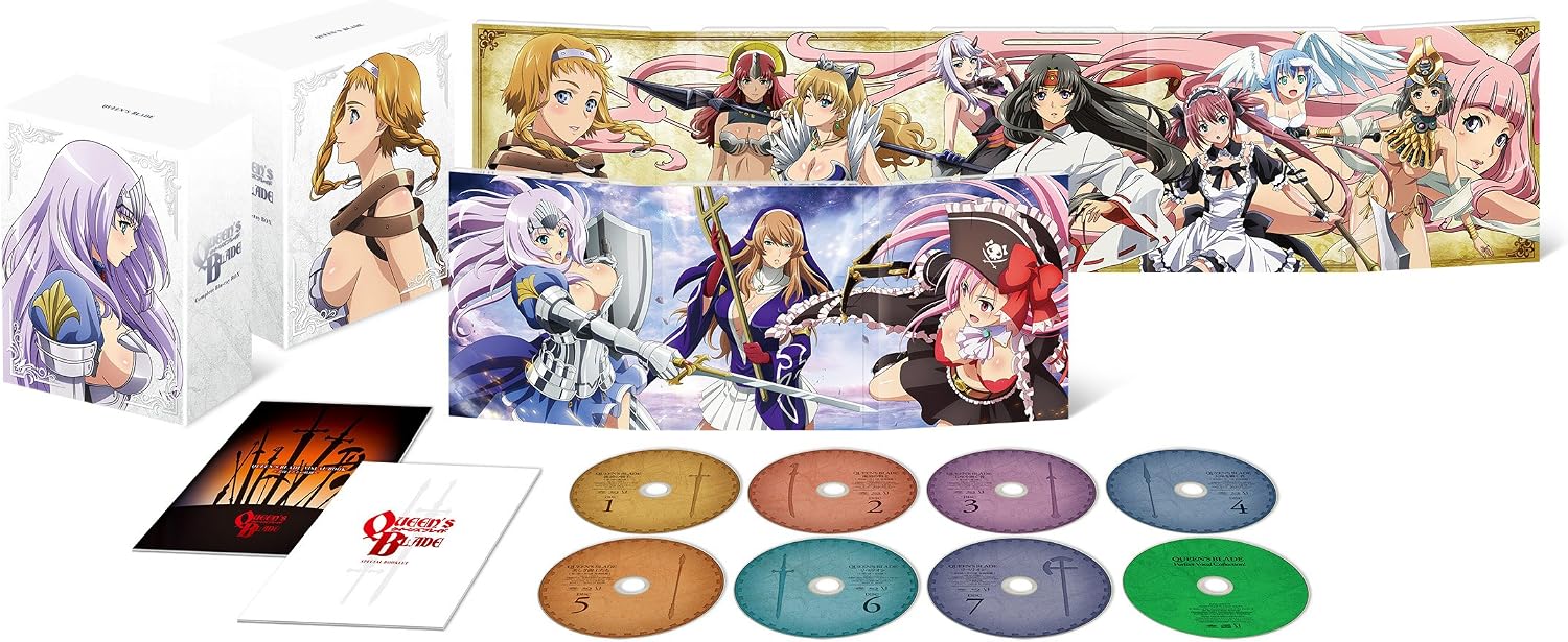 Detalle de クイーンズブレイド Complete Blu-ray BOX ZMAZ-12023 全42話・OVA収録